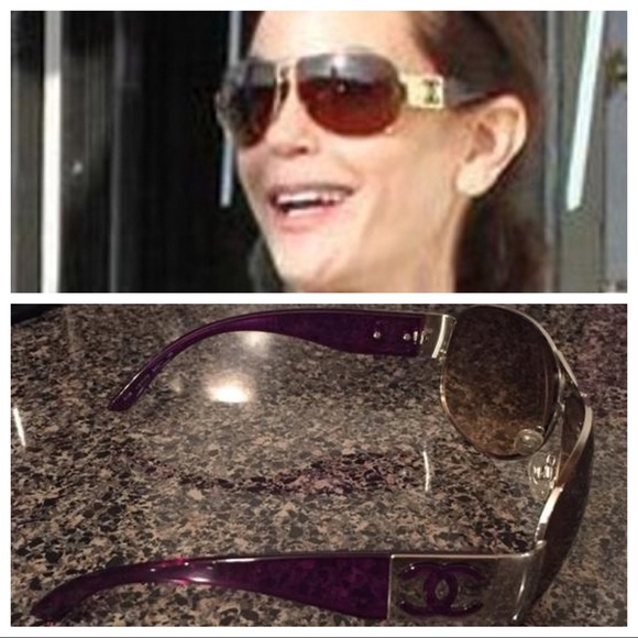 Purple Aviator Sunglasses